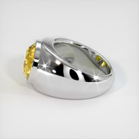 7.00 Ct. Yellow Sapphire Ring, Platinum 950 4