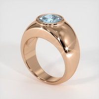 1.35 Ct. Gemstone Ring, 14K Rose Gold 2