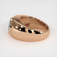 1.35 Ct. Gemstone Ring, 14K Rose Gold 4