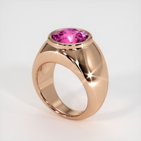 1.67 Ct. Sapphire Ring, 14K Rose Gold 2
