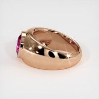 3.07 Ct. Pink Sapphire Ring, 14K Rose Gold 4