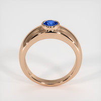 0.56 Ct. Sapphire Ring, 14K Rose Gold 3