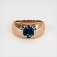 1.68 Ct. Sapphire Ring, 14K Rose Gold 1