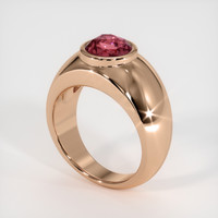 3.07 Ct. Sapphire Ring, 18K Rose Gold 2