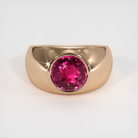 3.53 Ct. Ruby Ring, 18K Rose Gold 1