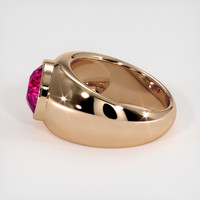 3.53 Ct. Ruby Ring, 18K Rose Gold 4