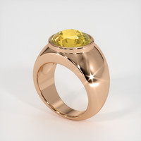 7.00 Ct. Sapphire Ring, 18K Rose Gold 2