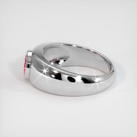 1.07 Ct. Padparadscha Sapphire Ring, 10K White Gold 4