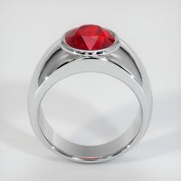 4.24 Ct. Ruby  Ring - 14K White Gold