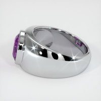 3.20 Ct. Purple Sapphire Ring, 14K White Gold 4