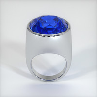 69.35 Ct. Blue Sapphire Ring, 18K White Gold 3