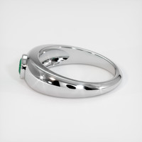 0.42 Ct. Emerald Ring, 18K White Gold 4