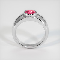 1.07 Ct. Padparadscha Sapphire Ring, 18K White Gold 3