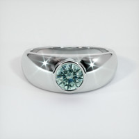 1.19 Ct. Sapphire Ring, 18K White Gold 1