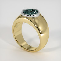 1.72 Ct. Gemstone Ring, 14K White & Yellow 2