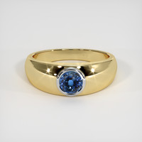 1.20 Ct. Sapphire Ring, 18K White & Yellow 1