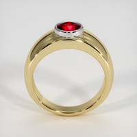 1.11 Ct. Ruby Ring, 18K White & Yellow 3