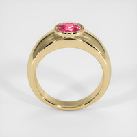 1.07 Ct. Padparadscha Sapphire Ring, 10K Yellow Gold 3