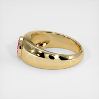 1.07 Ct. Padparadscha Sapphire Ring, 10K Yellow Gold 4