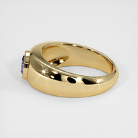 0.94 Ct. Violet Sapphire Ring, 10K Yellow Gold 4