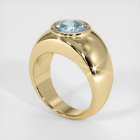 1.35 Ct. Gemstone Ring, 14K Yellow Gold 2