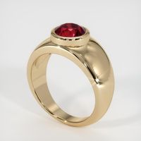 2.02 Ct. Ruby  Ring - 14K Yellow Gold