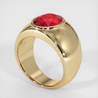 Men's Ruby Ring 4.24 Ct. 14K Yellow Gold Preview