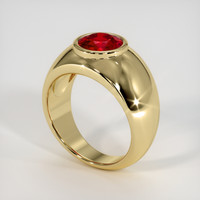 1.72 Ct. Ruby Ring, 14K Yellow Gold 2