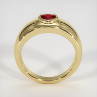 0.43 Ct. Ruby  Ring - 14K Yellow Gold