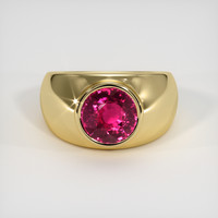 3.53 Ct. Ruby Ring, 14K Yellow Gold 1