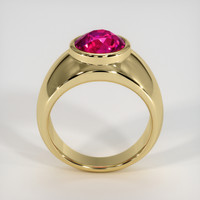 3.53 Ct. Ruby Ring, 14K Yellow Gold 3