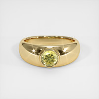 0.60 Ct. Yellow Sapphire Ring, 14K Yellow Gold 1