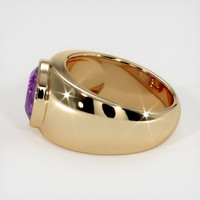 3.20 Ct. Purple Sapphire Ring, 14K Yellow Gold 4