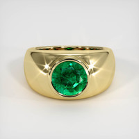 1.95 Ct. Emerald   Ring, 18K Yellow Gold 1
