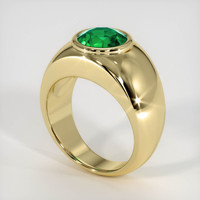 1.95 Ct. Emerald   Ring, 18K Yellow Gold 2