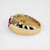 3.07 Ct. Pink Sapphire Ring, 18K Yellow Gold 4
