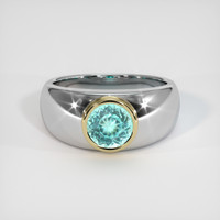 1.25 Ct. Gemstone Ring, 14K Yellow & White 1