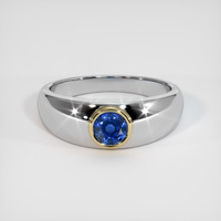 0.94 Ct. Sapphire Ring, 18K Yellow & White 1