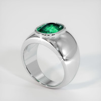 1.98 Ct. Emerald Ring, Platinum 950 2