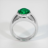 3.62 Ct. Emerald   Ring, Platinum 950 3