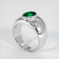 1.61 Ct. Emerald Ring, Platinum 950 2