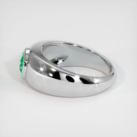 0.65 Ct. Emerald Ring, Platinum 950 4