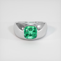 2.32 Ct. Emerald Ring, Platinum 950 1