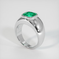 2.32 Ct. Emerald Ring, Platinum 950 2