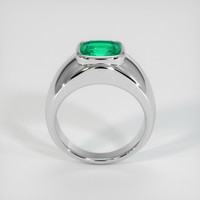 2.32 Ct. Emerald Ring, Platinum 950 3