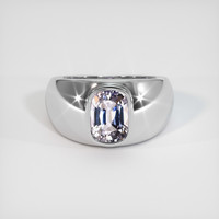 2.63 Ct. Gemstone Ring, Platinum 950 1