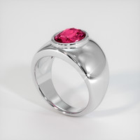 2.57 Ct. Sapphire Ring, Platinum 950 2