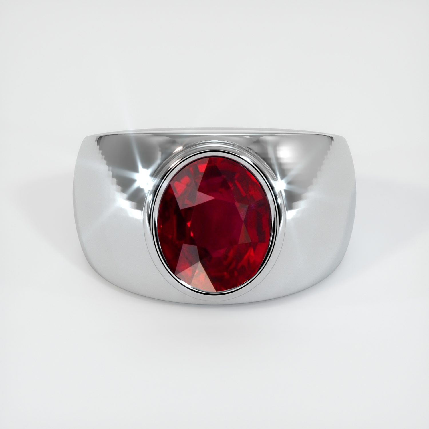 Gents ruby store ring