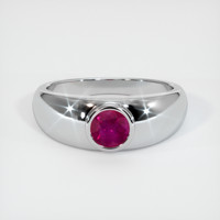 0.68 Ct. Ruby Ring, Platinum 950 1