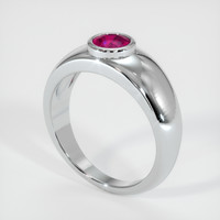 0.68 Ct. Ruby Ring, Platinum 950 2